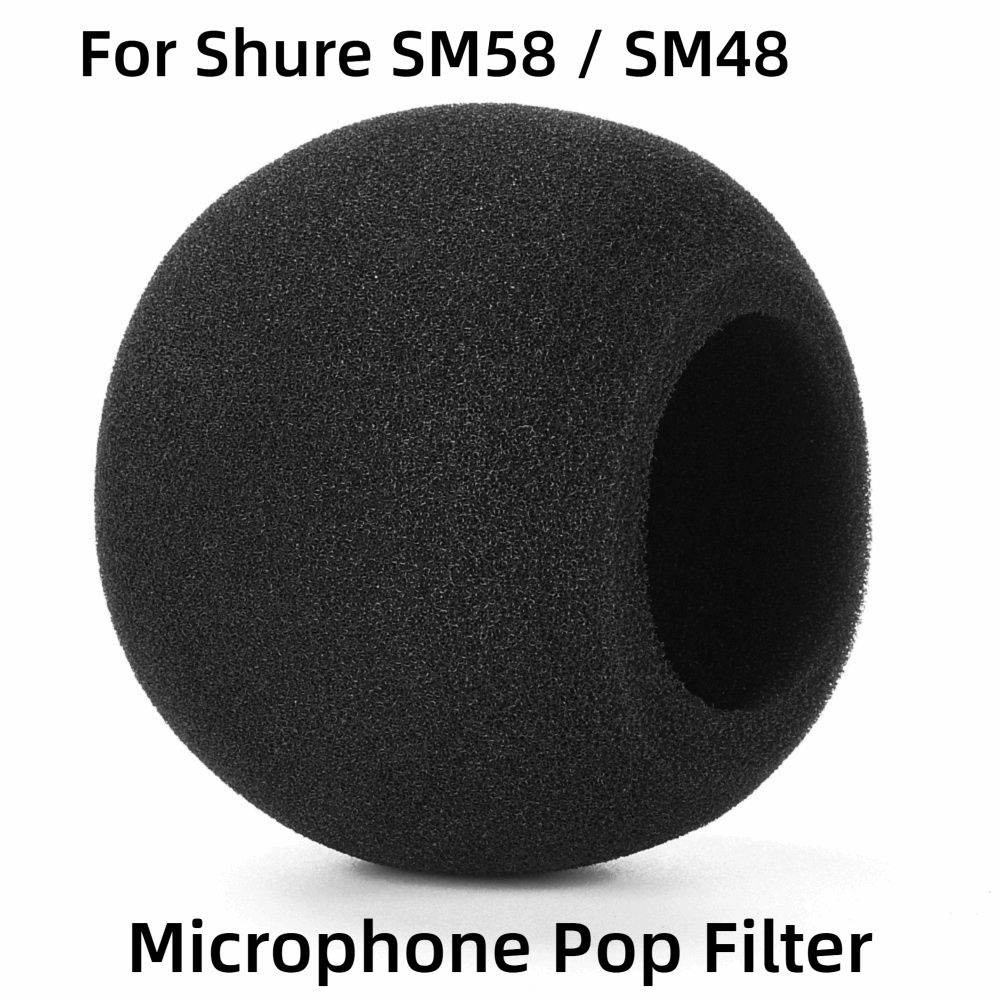 Shure Mic Sm58 - Penutup Mikrofon Pengganti, Penutup Busa Berlapis