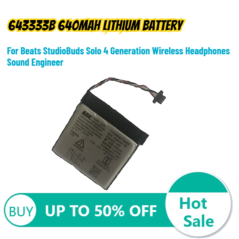 643333B Baterai Lithium 640mAh - Beats Headphone Solo 4 ulasan dan harga