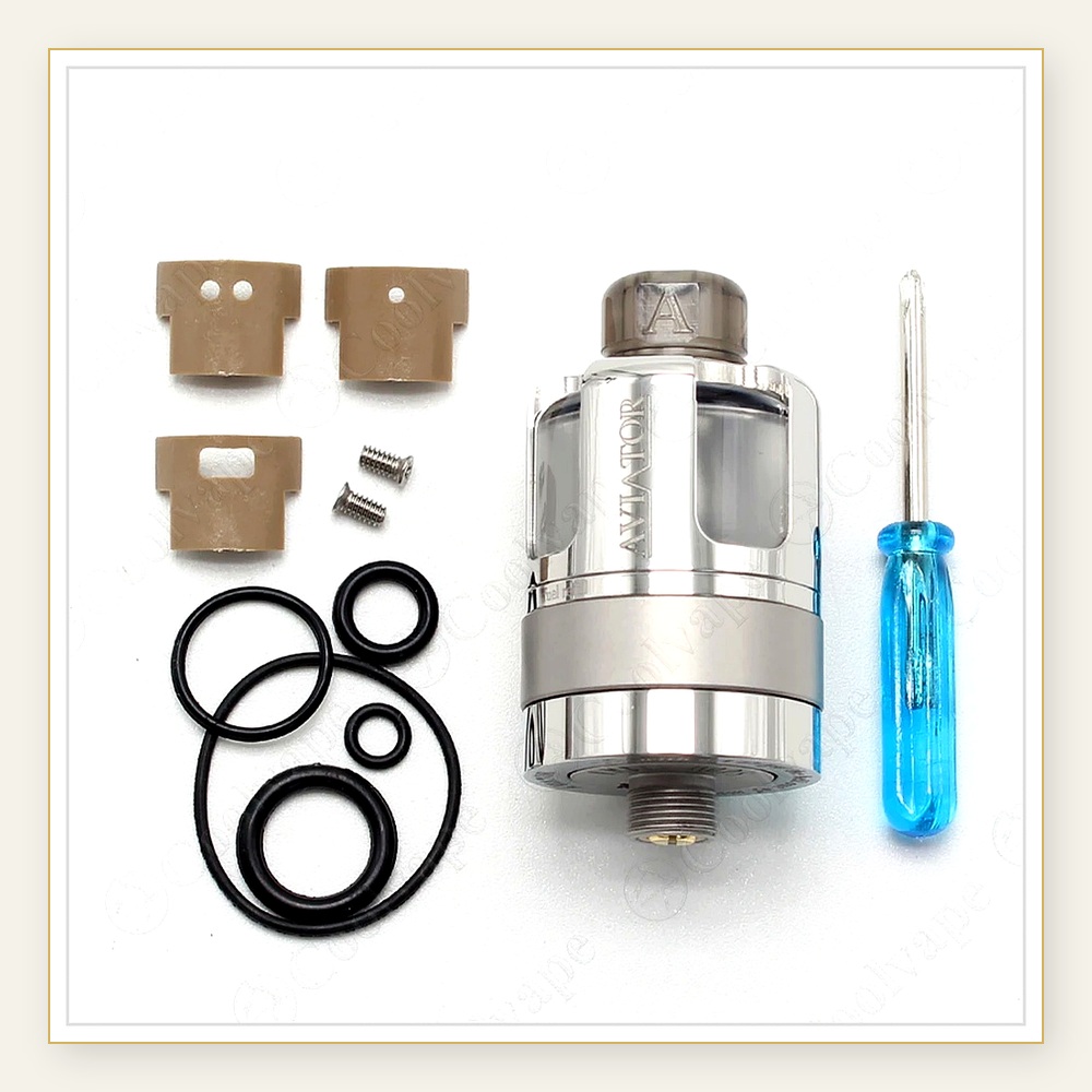 Wolfcoolvape Aviator 22mm RTA  - Vaping Air ulasan dan harga