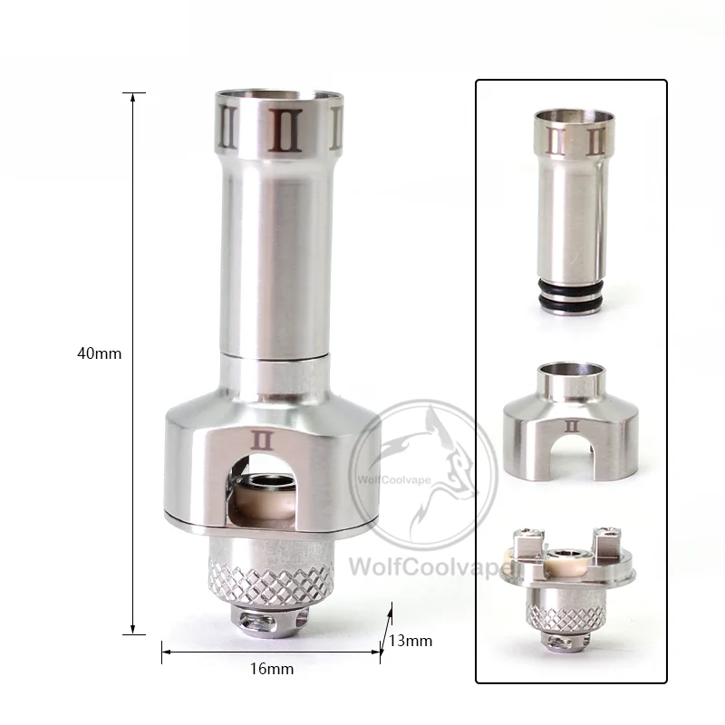 WOLFCOOLVAPE NT2U Style RBA Br - Vaping Air ulasan dan harga