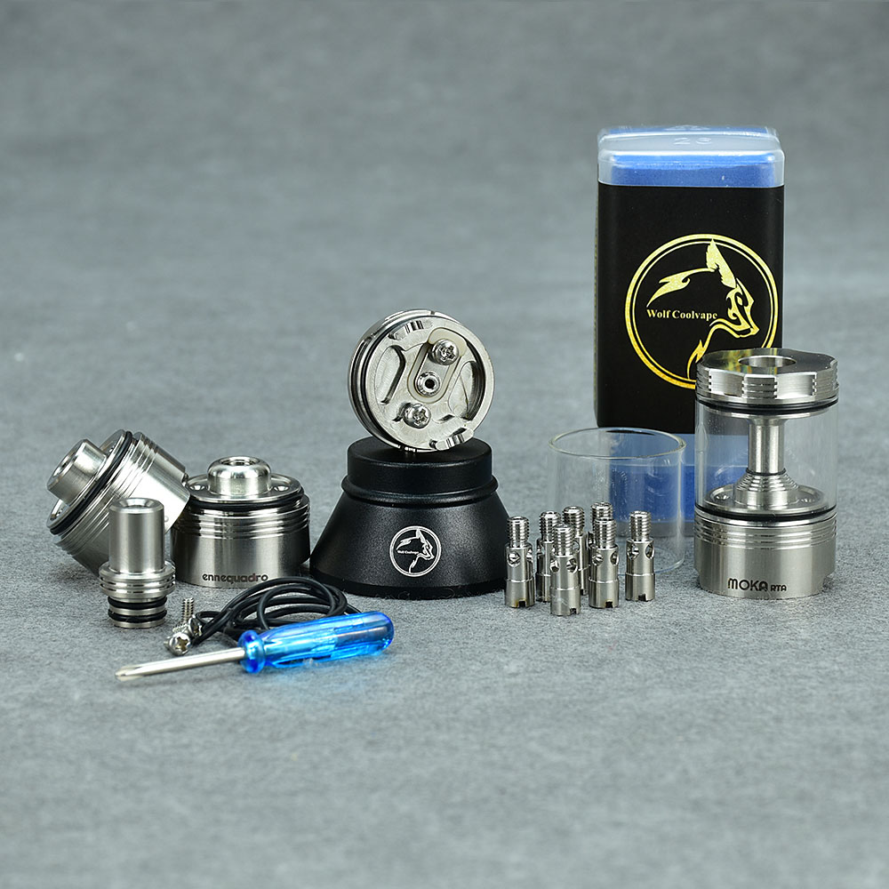 Wolfcoolvape Moka tangki penye - Vaping Air ulasan dan harga