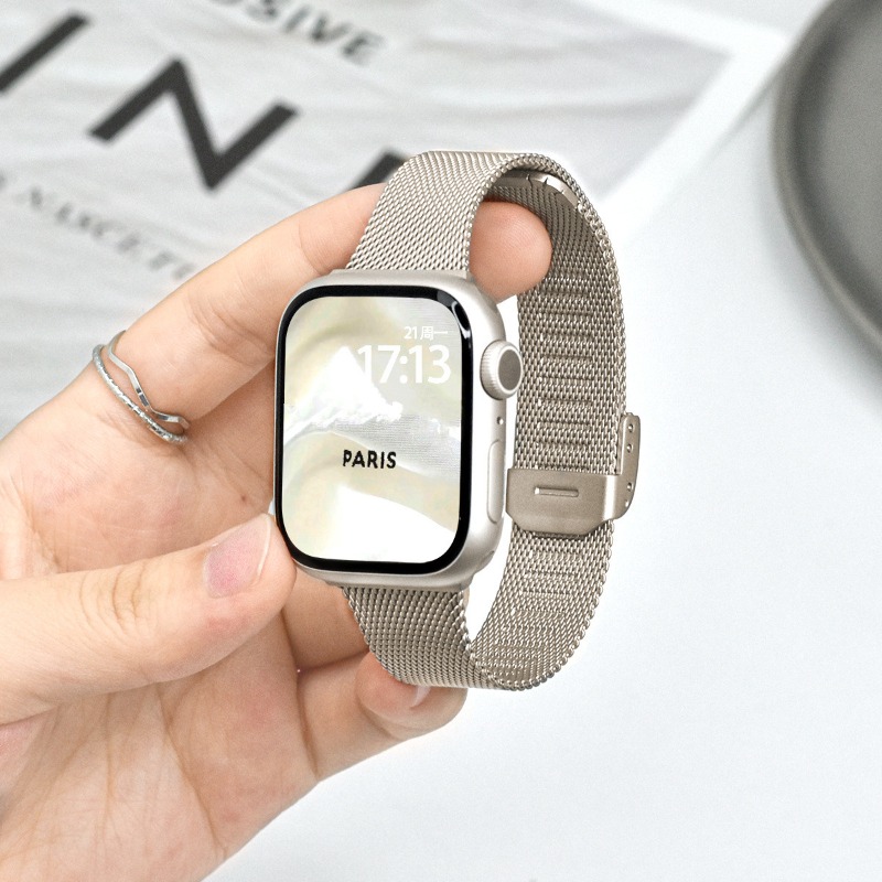 Tali Jam Tangan Apple Watch Mi - Mesh Coil Strip ulasan dan harga