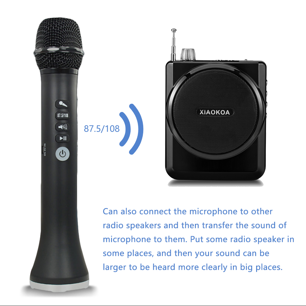 XIAOKOA L-698 15W Mikrofon Kar - Shure Mic Sm58 ulasan dan harga