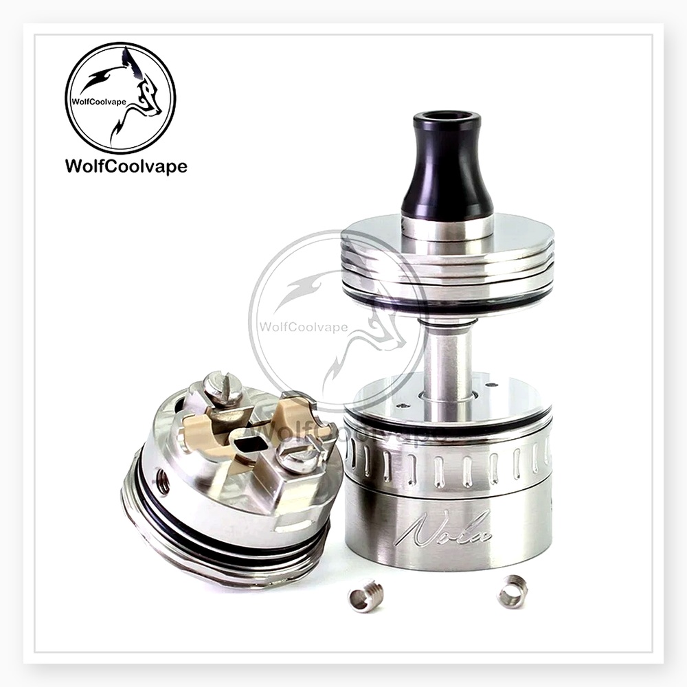 Wolfcool Vape NOLA RTA 22mm Si - Vaping Air ulasan dan harga