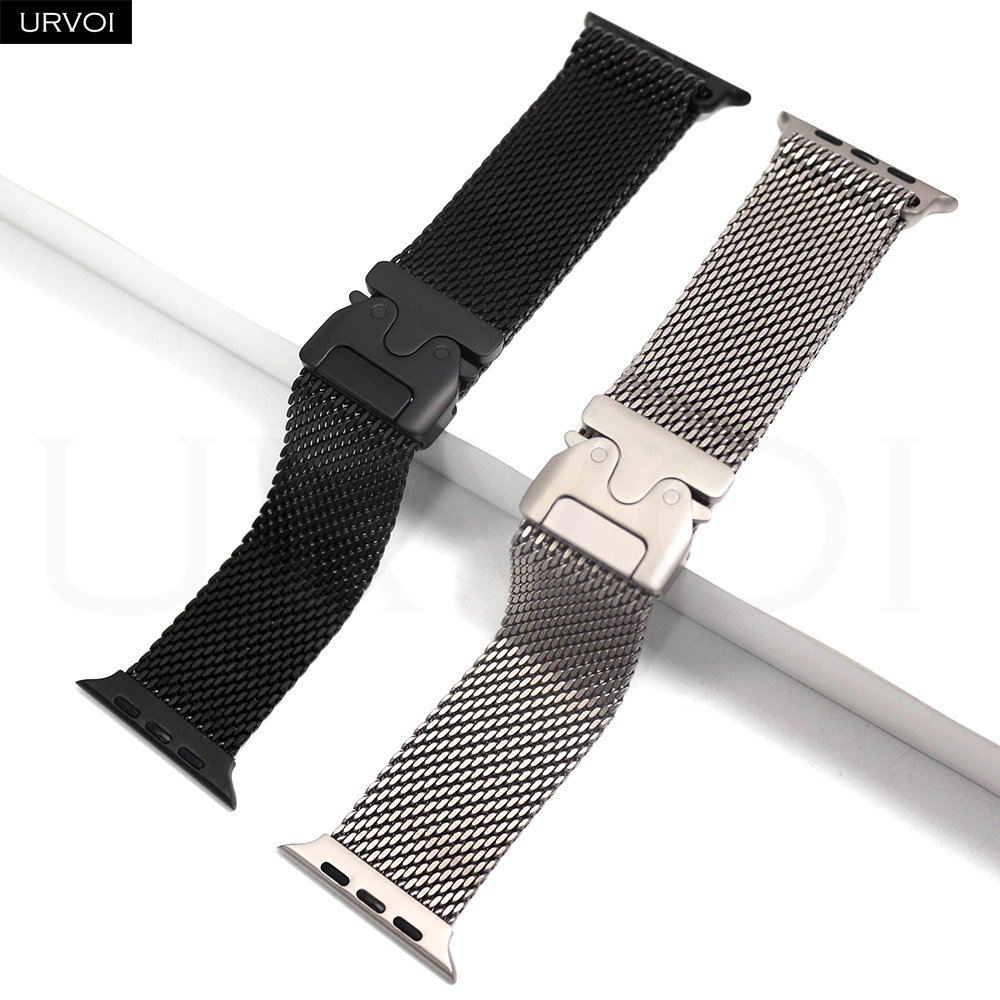 URVOI Tali Jam Tangan Apple Wa - Mesh Coil Strip ulasan dan harga